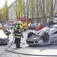 Aston Martin V8 Vantage crash in Munich