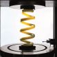 Audi FRP coil spring on the test rig