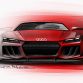 Audi Quattro Concept 2013 design sketch