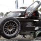 Audi R18 crash site at 2011 24 Hours of Le Mans