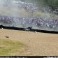 Audi R18 crash site at 2011 24 Hours of Le Mans