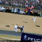 Audi R18 crash site at 2011 24 Hours of Le Mans