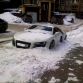 Audi R8 abandoned on snow