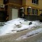 Audi R8 abandoned on snow