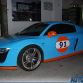 Audi R8 with Gulf Livery