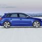 Standaufnahme     Farbe: Sepangblau    </br><font size="2"><b>Verbrauchsangaben Audi RS 3 Sportback 2.5 TFSI quattro:</b></br>Kraftstoffverbrauch kombiniert in l/100 km: 8,3 - 8,1;</br>CO<sub>2</sub>-Emission kombiniert in g/km: 194 - 189</font>