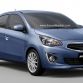 Mitsubishi Mirage Sedan Rendering