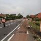 Audi S8 crash in Belgium