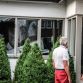 Audi S8 crash in Belgium