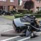 Audi S8 crash in Belgium