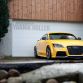 Audi TT-RS with Yellow matte vinyl wrap by SchwabenFolia