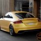 Audi TT-RS with Yellow matte vinyl wrap by SchwabenFolia