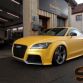 Audi TT-RS with Yellow matte vinyl wrap by SchwabenFolia