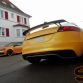 Audi TT-RS with Yellow matte vinyl wrap by SchwabenFolia