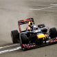 SAKHIR, BAHRAIN - APRIL 22:  Sebastian Vettel of Germany and Red Bull Racing crosses the finishing line to win the Bahrain Formula One Grand Prix at the Bahrain International Circuit on April 22, 2012 in Sakhir, Bahrain.  (Photo by Paul Gilham/Getty Images)