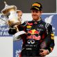 SAKHIR, BAHRAIN - APRIL 22:  Sebastian Vettel of Germany and Red Bull Racing celebrates on the podium after winning the Bahrain Formula One Grand Prix at the Bahrain International Circuit on April 22, 2012 in Sakhir, Bahrain.  (Photo by Paul Gilham/Getty Images)