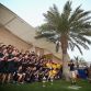 SAKHIR, BAHRAIN - APRIL 22:  Sebastian Vettel of Germany and Red Bull Racing celebrates with his team in the paddock after winning the Bahrain Formula One Grand Prix at the Bahrain International Circuit on April 22, 2012 in Sakhir, Bahrain.  (Photo by Clive Mason/Getty Images)