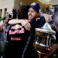 SAKHIR, BAHRAIN - APRIL 22:  Sebastian Vettel (R) of Germany and Red Bull Racing celebrates with his Team Principal Christian Horner (L) in the paddock after winning the Bahrain Formula One Grand Prix at the Bahrain International Circuit on April 22, 2012 in Sakhir, Bahrain.  (Photo by Paul Gilham/Getty Images)