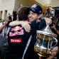 SAKHIR, BAHRAIN - APRIL 22:  Sebastian Vettel (R) of Germany and Red Bull Racing celebrates with his Team Principal Christian Horner (L) in the paddock after winning the Bahrain Formula One Grand Prix at the Bahrain International Circuit on April 22, 2012 in Sakhir, Bahrain.  (Photo by Paul Gilham/Getty Images)