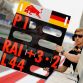 SAKHIR, BAHRAIN - APRIL 22:  Pitboard goes out for Sebastian Vettel of Germany and Red Bull Racing during the Bahrain Formula One Grand Prix at the Bahrain International Circuit on April 22, 2012 in Sakhir, Bahrain.  (Photo by Paul Gilham/Getty Images)