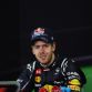 SAKHIR, BAHRAIN - APRIL 22:  Sebastian Vettel of Germany and Red Bull Racing attends the official press conference after winning the Bahrain Formula One Grand Prix at the Bahrain International Circuit on April 22, 2012 in Sakhir, Bahrain.  (Photo by Mark Thompson/Getty Images)