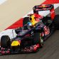 SAKHIR, BAHRAIN - APRIL 22:  Sebastian Vettel of Germany and Red Bull Racing drives on his way to winning the Bahrain Formula One Grand Prix at the Bahrain International Circuit on April 22, 2012 in Sakhir, Bahrain.  (Photo by Mark Thompson/Getty Images)