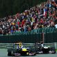 SPA FRANCORCHAMPS, BELGIUM - AUGUST 28:  Sebastian Vettel (L) of Germany and Red Bull Racing and Sebastien Buemi (R) of Switzerland and Scuderia Toro Rosso drive during the Belgian Formula One Grand Prix at the Circuit of Spa Francorchamps on August 28, 2011 in Spa Francorchamps, Belgium.  (Photo by Lars Baron/Getty Images)
