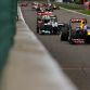 SPA FRANCORCHAMPS, BELGIUM - AUGUST 28:  Sebastian Vettel of Germany and Red Bull Racing leads from Nico Rosberg of Germany and Mercedes GP during the Belgian Formula One Grand Prix at the Circuit of Spa Francorchamps on August 28, 2011 in Spa Francorchamps, Belgium.  (Photo by Vladimir Rys/Getty Images)