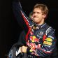 SPA FRANCORCHAMPS, BELGIUM - AUGUST 28:  Sebastian Vettel of Germany and Red Bull Racing celebrates in parc ferme after winning the Belgian Formula One Grand Prix at the Circuit of Spa Francorchamps on August 28, 2011 in Spa Francorchamps, Belgium.  (Photo by Mark Thompson/Getty Images)