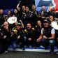 SPA FRANCORCHAMPS, BELGIUM - AUGUST 28:  Sebastian Vettel of Germany and Red Bull Racing celebrates with team mates after winning the Belgian Formula One Grand Prix at the Circuit of Spa Francorchamps on August 28, 2011 in Spa Francorchamps, Belgium.  (Photo by Lars Baron/Getty Images)