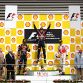 SPA FRANCORCHAMPS, BELGIUM - AUGUST 28:  Sebastian Vettel of Germany and Red Bull Racing celebrates on the podium after winning the Belgian Formula One Grand Prix at the Circuit of Spa Francorchamps on August 28, 2011 in Spa Francorchamps, Belgium.  (Photo by Vladimir Rys/Getty Images)