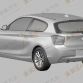 BMW 1 Series three-door hatchback leaked patent designs