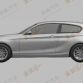 BMW 1 Series three-door hatchback leaked patent designs