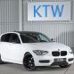 BMW 116i black and white by KTW Tuning