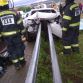 BMW 335i crashed in guard rail