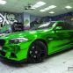 BMW 5-Series 550 M Sport Green Chrome Wrap