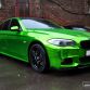 BMW 5-Series 550 M Sport Green Chrome Wrap
