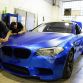 BMW F10 M5 in Blue Satin Chrome