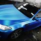 BMW F10 M5 in Blue Satin Chrome