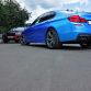 BMW F10 M5 in Blue Satin Chrome