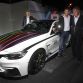 Hockenheim (DE) 19th October 2014. BMW Motorsport, Friedrich Nitschke (DE) CEO BMW M GmbH, Jens Marquardt (DE) BMW Motorsport Director,Marco Wittmann (DE) DTM Champion 2014 and Friedrich Nitschke (DE) CEO BMW M GmbH, BMW M4 DTM Champion Edition. This image is copyright free for editorial use Â© BMW AG (10/2014).