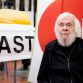 Painting of John Baldessari Art Car.