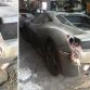 Burned BMW M5, Porsche and Ferrari
