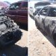 Burnt Nissan Leaf
