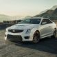 The Cadillac ATS-V Coupe arrives track-capable from the factory next spring, powered by the first-ever twin-turbocharged engine in a V-Series. Rated at an estimated 455 horsepower (339 kW) and 445 lb-ft of torque (603 Nm), the 3.6L V-6 is the segmentâs highest-output six-cylinder and enables 0-60 performance of less than 4 seconds and a top speed of more than 185 mph.