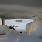 Cars buried in snow
