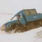 Cars buried in snow