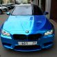 BMW M5 Blue Chrome