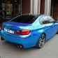 BMW M5 Blue Chrome