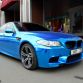 BMW M5 Blue Chrome